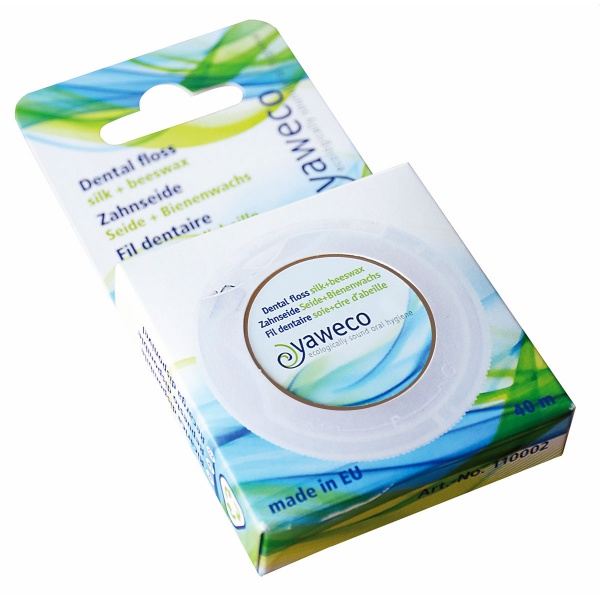 Yaweco Dental Floss Silk + Beeswax 40cm