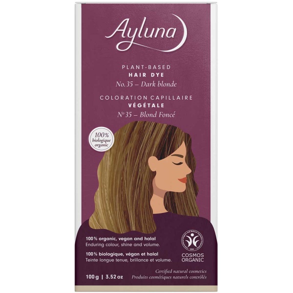 Ayluna Dark Blonde No.35 Plant-Based Hair Dye 100g