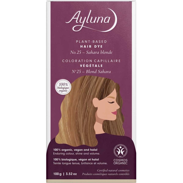 Ayluna Sahara Blonde No.25 Plant-Based Hair Dye 100g