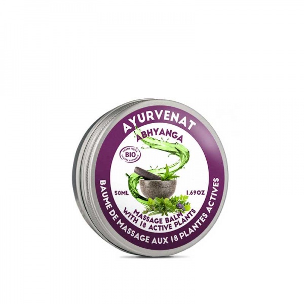 Ayurvenat Abhyanga 18 Active Plant Massage Balm 50ml