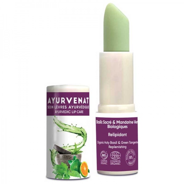 Ayurvenat Replenishing Basil & Green Tangerine Lip Balm 3.5g