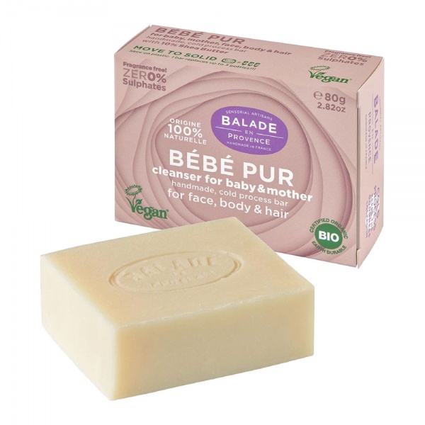 Balade En Provence Bebe Pur Cleansing Soap For Mother & Baby 80g