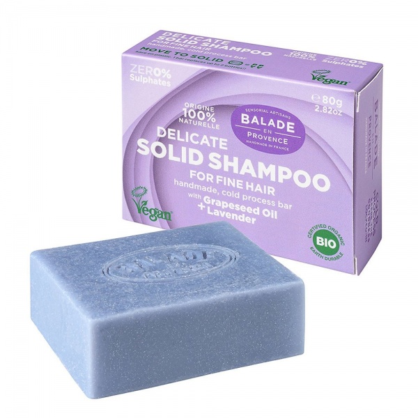 Balade En Provence Delicate Solid Shampoo For Fine Hair 80g