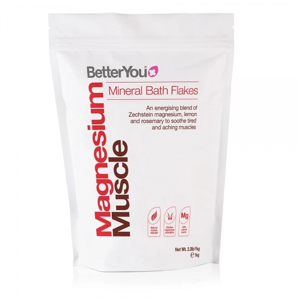 BetterYou Magnesium Muscle Bath Flakes 1000g