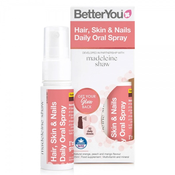BetterYou Hair, Skin and Nails Daily Oral Spray 25ml