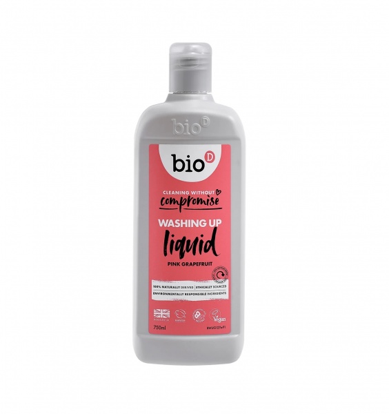 Bio-D Washing Up Liquid - Pink Grapefruit 750ml