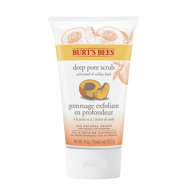 Burt's Bees Peach & Willow Bark Deep Pore Scrub 110g/4oz