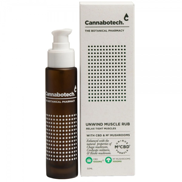 Cannabotech Unwind Muscle Rub 50ml