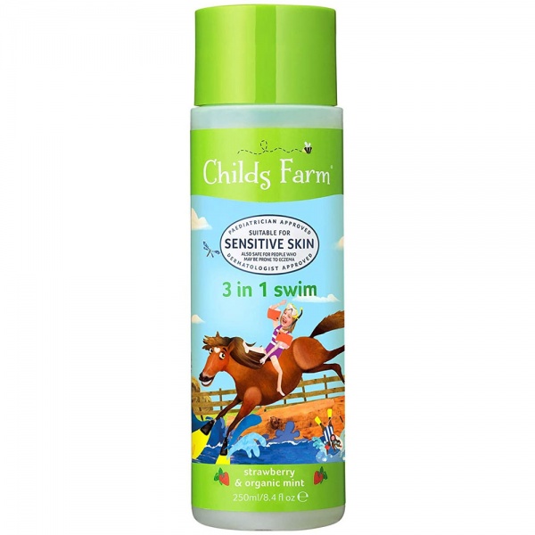 Childs Farm 3 in 1 Swim - Strawberry & Org Mint 250ml