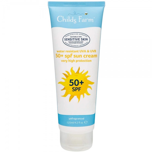 Childs Farm UVA & UVB Unfragranced Sunscreen 50+SPF 125ml