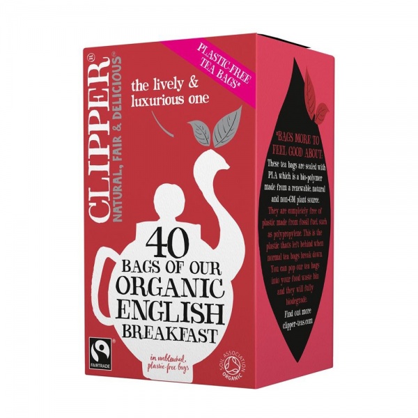 Clipper Organic & Fairtrade English Breakfast 40 Teabags