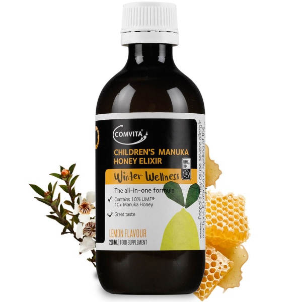 Comvita Children Manuka Honey Elixir - Lemon Flavour 200ml