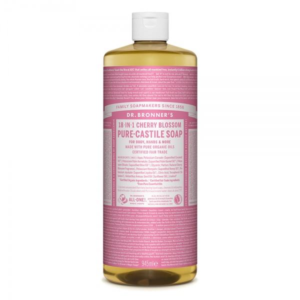 Dr Bronner's Cherry Blossom Pure Castile Soap 945ml