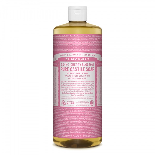 Dr Bronner's Cherry Blossom Pure Castile Soap 945ml