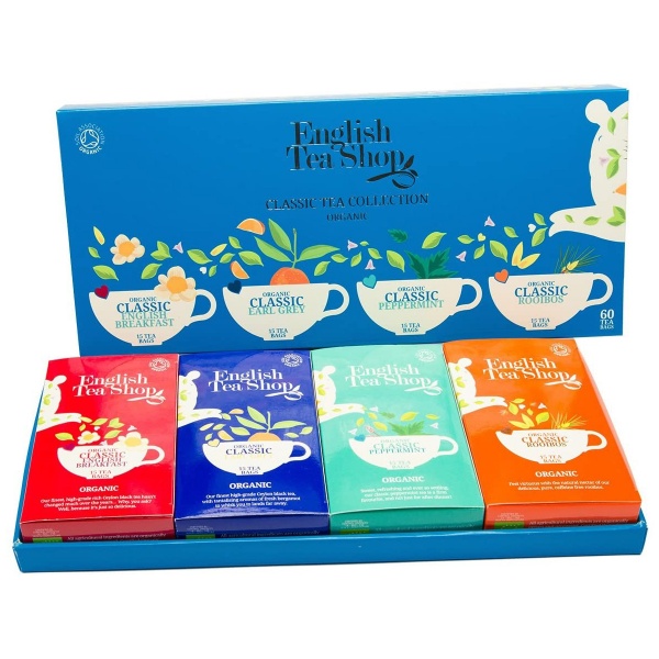 English Tea Shop  Organic Classic Tea Collection 60 Teabags