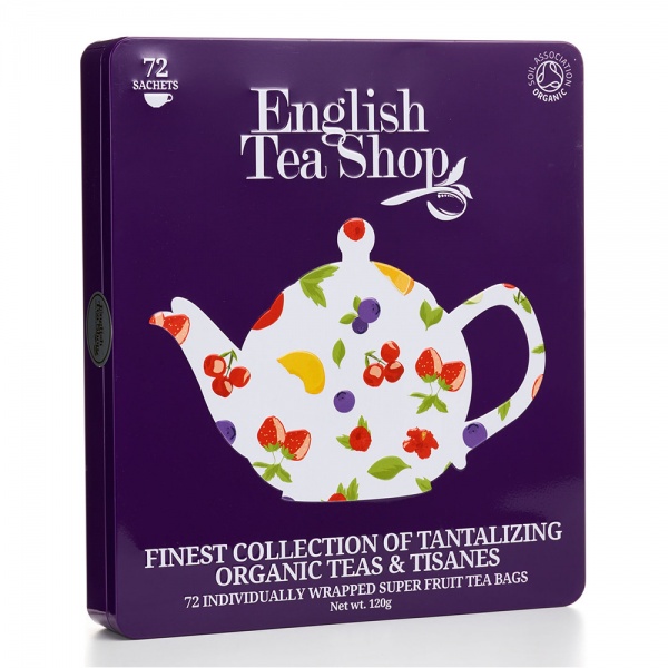 English Tea Shop Finest Collection Organic Teas 72 Teabags