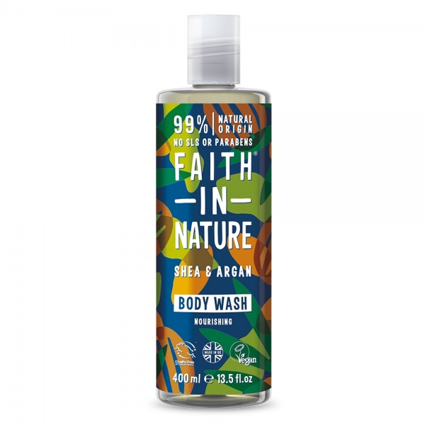 Faith In Nature Shea & Argan Body Wash 400ml