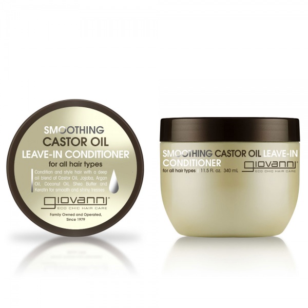 Giovanni Smoothing Castor Oil Leave-in Conditioner 340ml