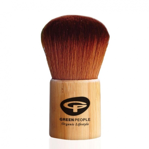 Green People Eco Makeup Kabuki Brush - Animal Free 'Hair' - Vegan - Super Soft