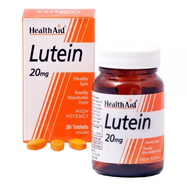 HealthAid Lutein 20mg 30 Tablets