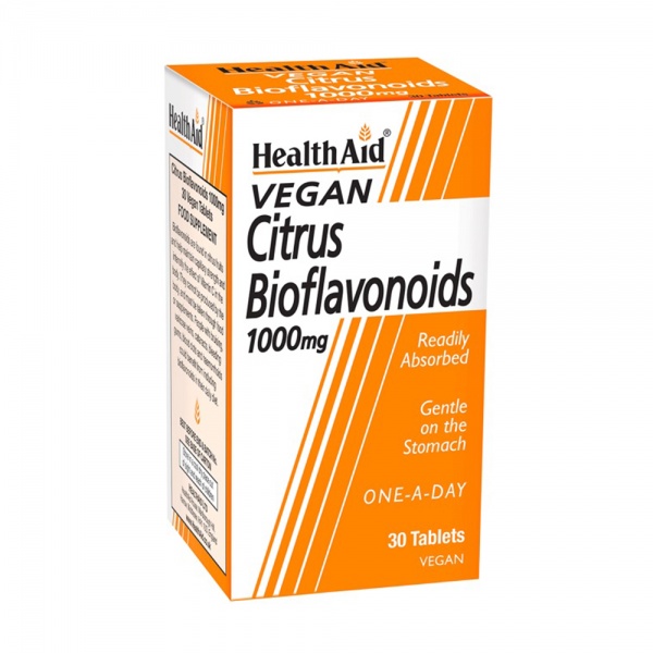 HealthAid Vegan Citrus Bioflavonoid 1000mg 30 Tablets