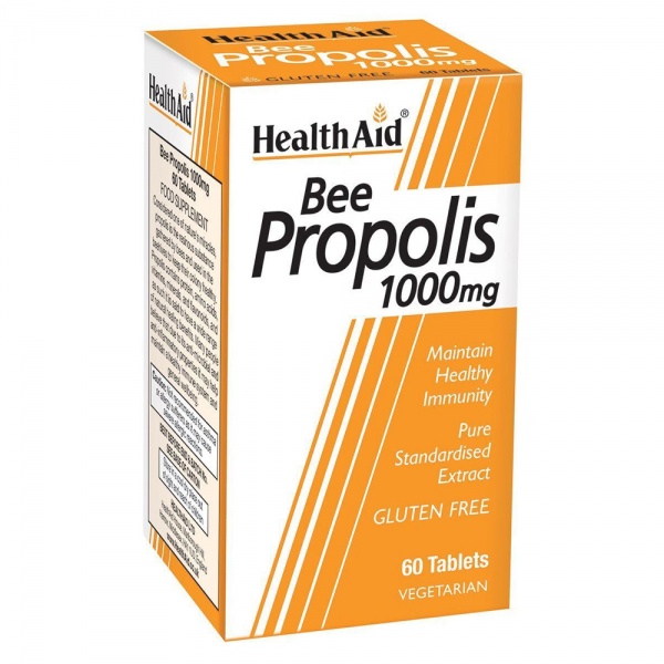 Healthaid Bee Propolis 1000mg 60 Vegetarian Tablets