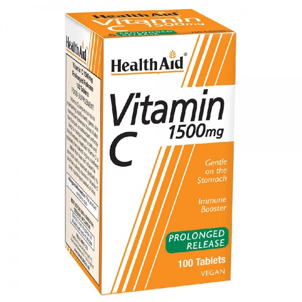 Healthaid Vitamin C 1500mg 100 Tablets Prolonged Release