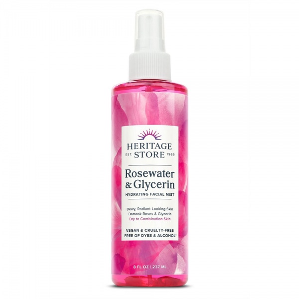 Heritage Store Rosewater & Glycerine Hydrating Facial Mist 237ml