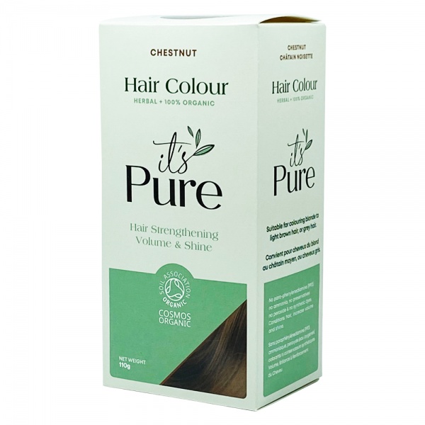 It's Pure Organics Herbal Hair Colour - Chestnut 110g