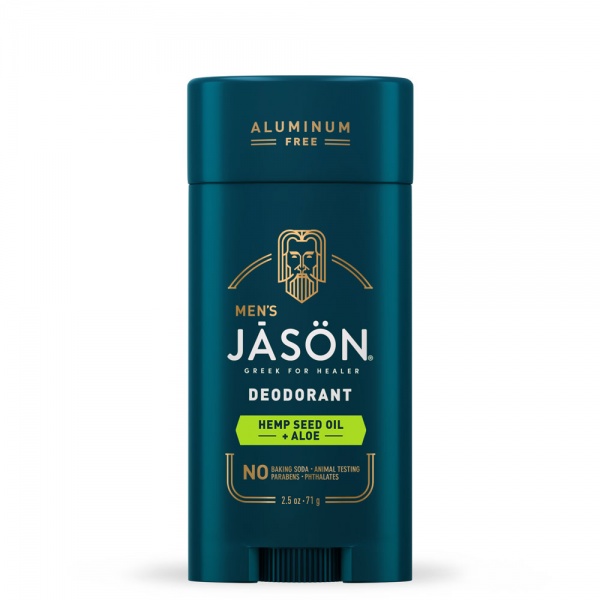 Jason Men's Hemp Seed Oil and Aloe Deodorant Stick 71g