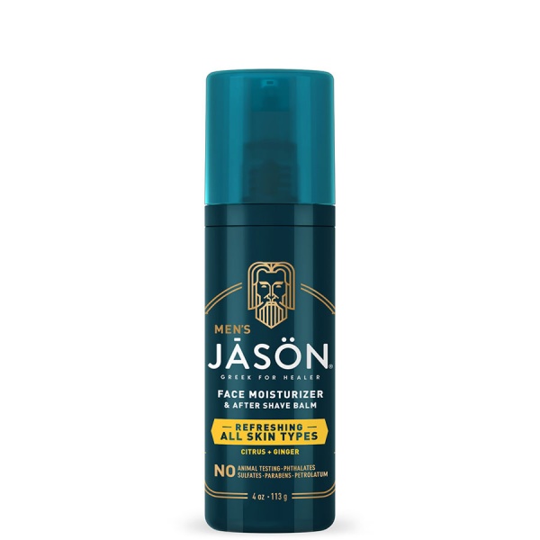 Jason Natural Care Men's Refreshing Face Moisturiser & Aftershave Balm 113g