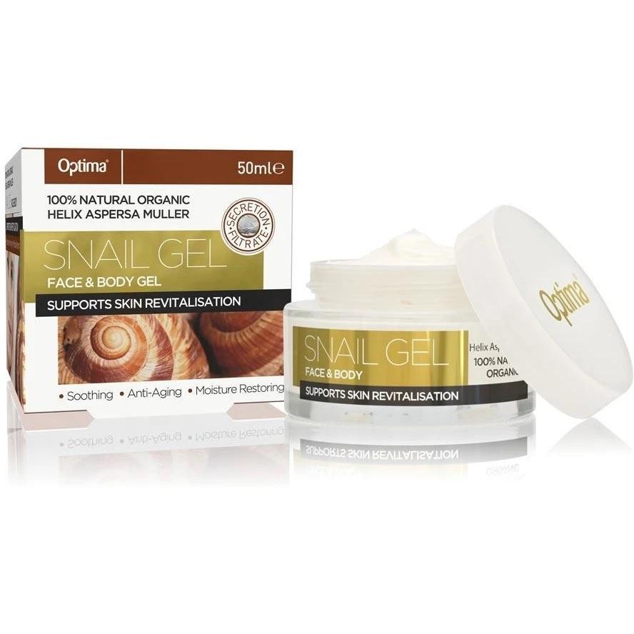Optima Snail Gel Face & Body Gel 50ml Beauty