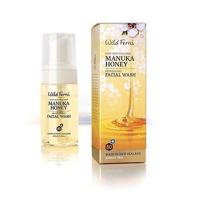 Wild Ferns Manuka Honey Refreshing Facial Wash 80+ 100ml