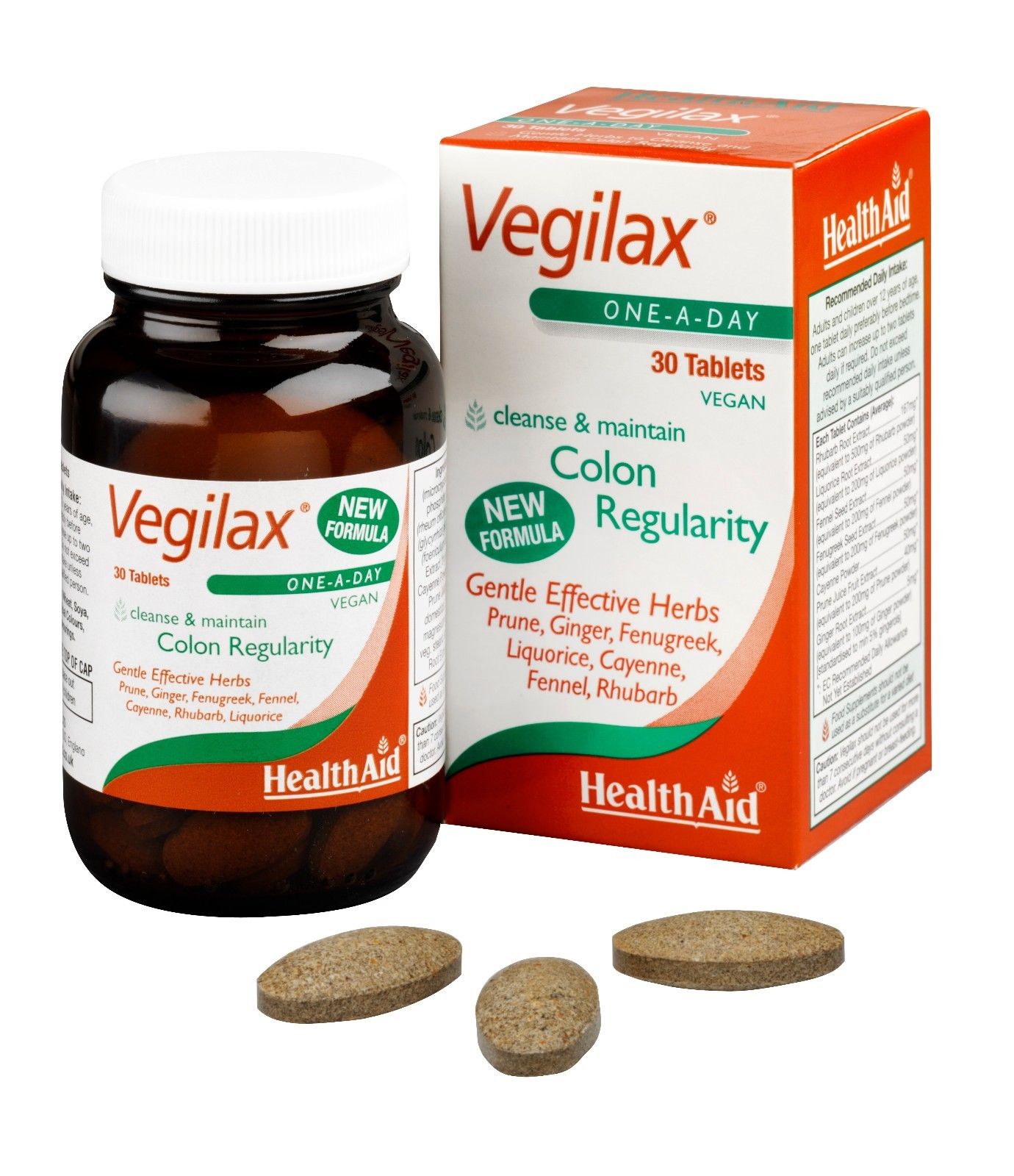 HealthAid Vegilax Vegan Tablets 30 Tablets