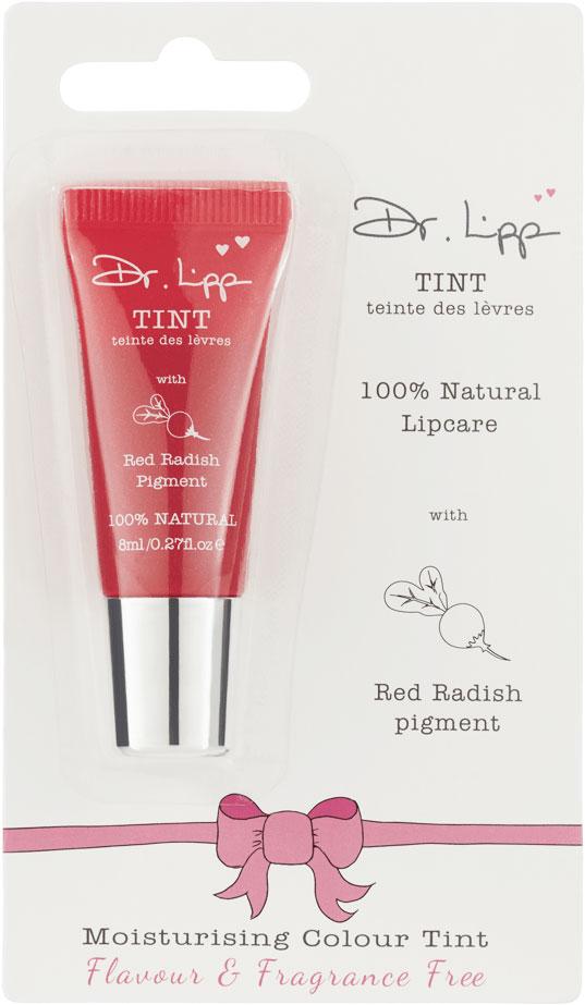 Dr Lipp Moisturising Colour Tint Lip Balm 8ml - Red Radish