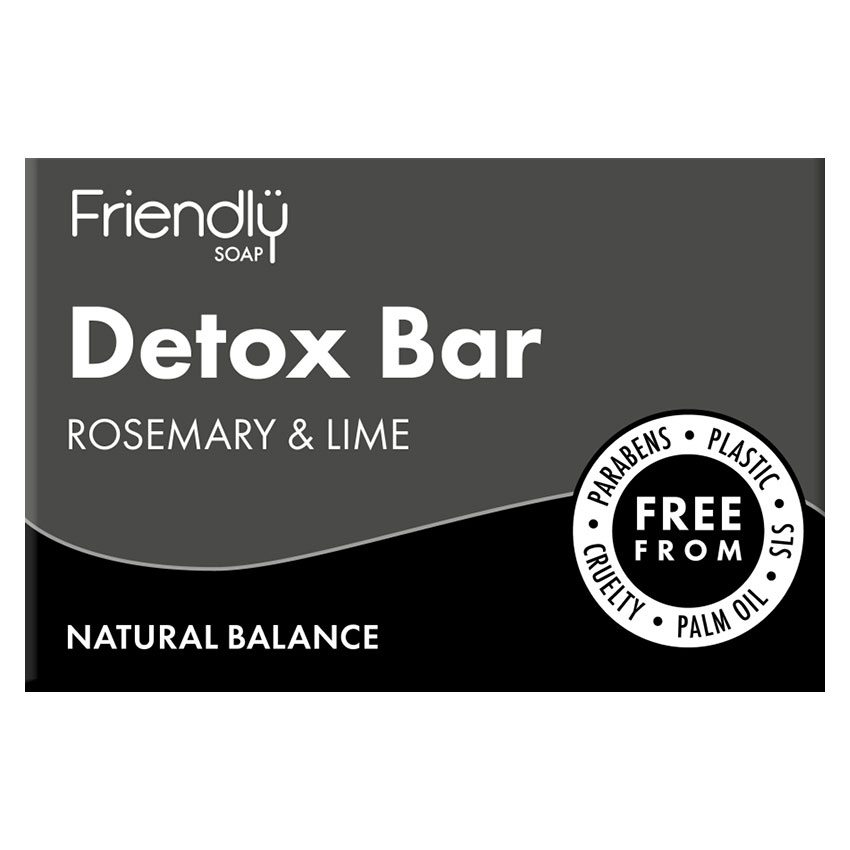 Friendly Soap Charcoal Detox Bar 95g