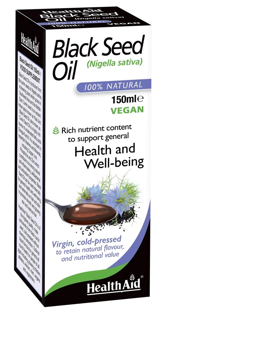 Healthaid Black Seed Oil 150ml - Vegan