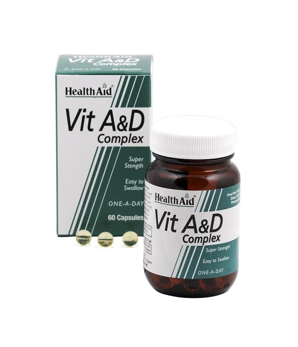 HealthAid Vitamin A & D Complex 60 Capsules Beauty