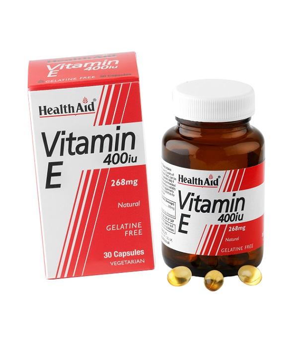 HealthAid Vitamin E 400iu 30 Vegetarian Capsules