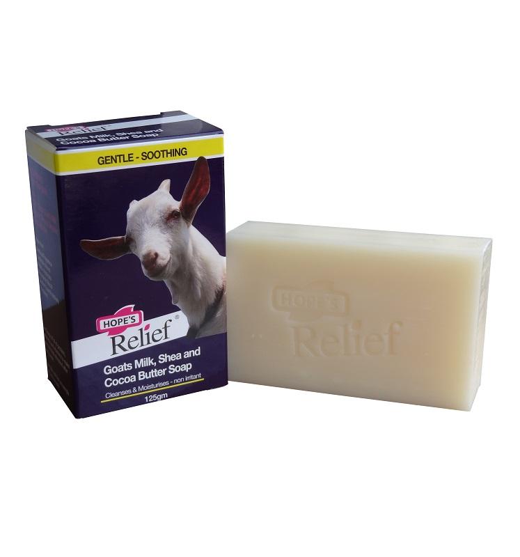 Hope's Relief Goats Milk Soap with Shea and Cocoa Butter 125g
