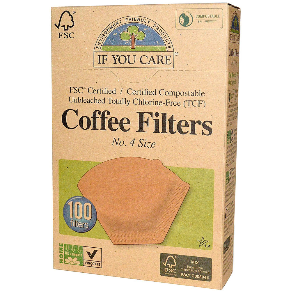 If You Care Coffee Filters No. 4 Unbleached 100 filters