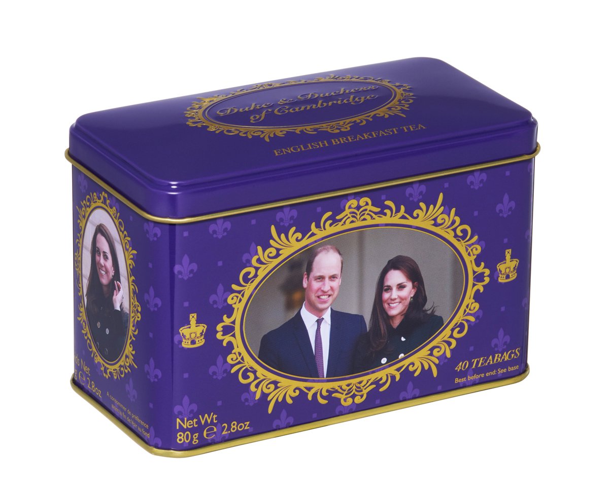 New English Teas Duke and Duchess of Cambridge Contains 40 English Breakfast tea