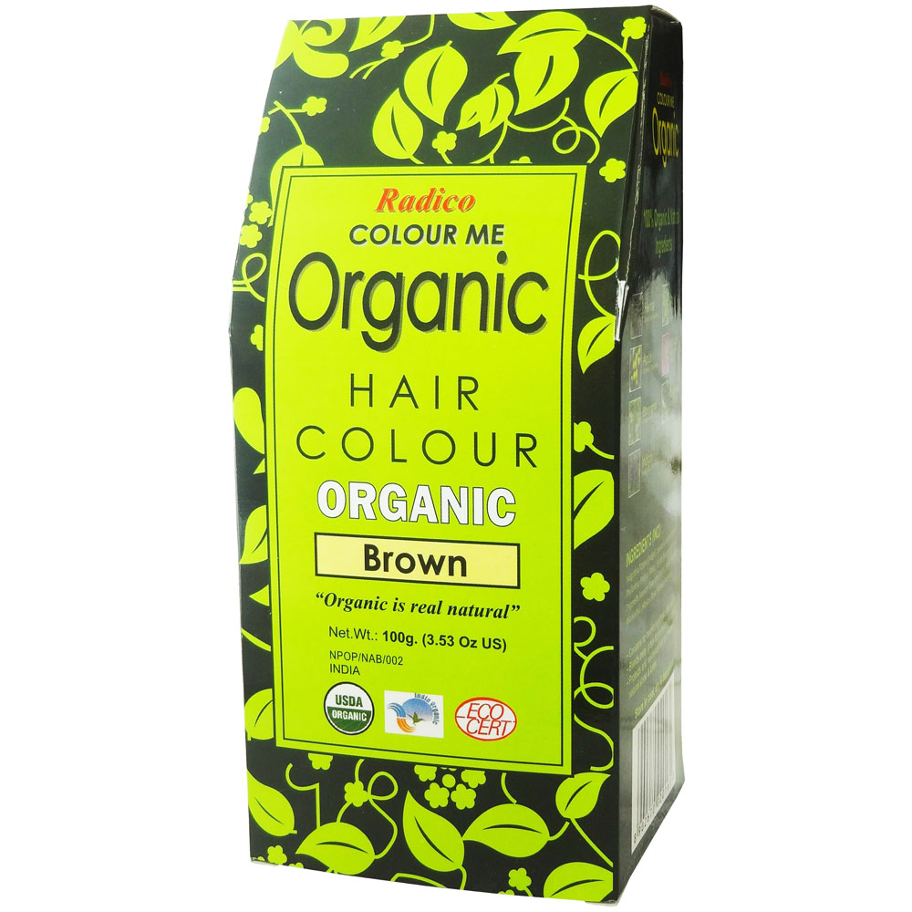 Radico Colour Me Organic Natural Hair Colour - Brown 100g