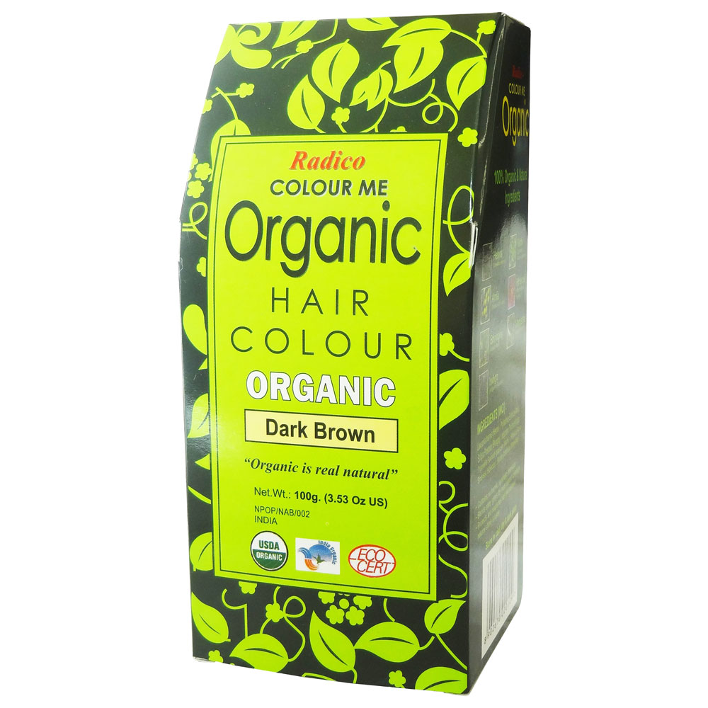 Radico Colour Me Organic Natural Hair Colour - Dark Brown 100g