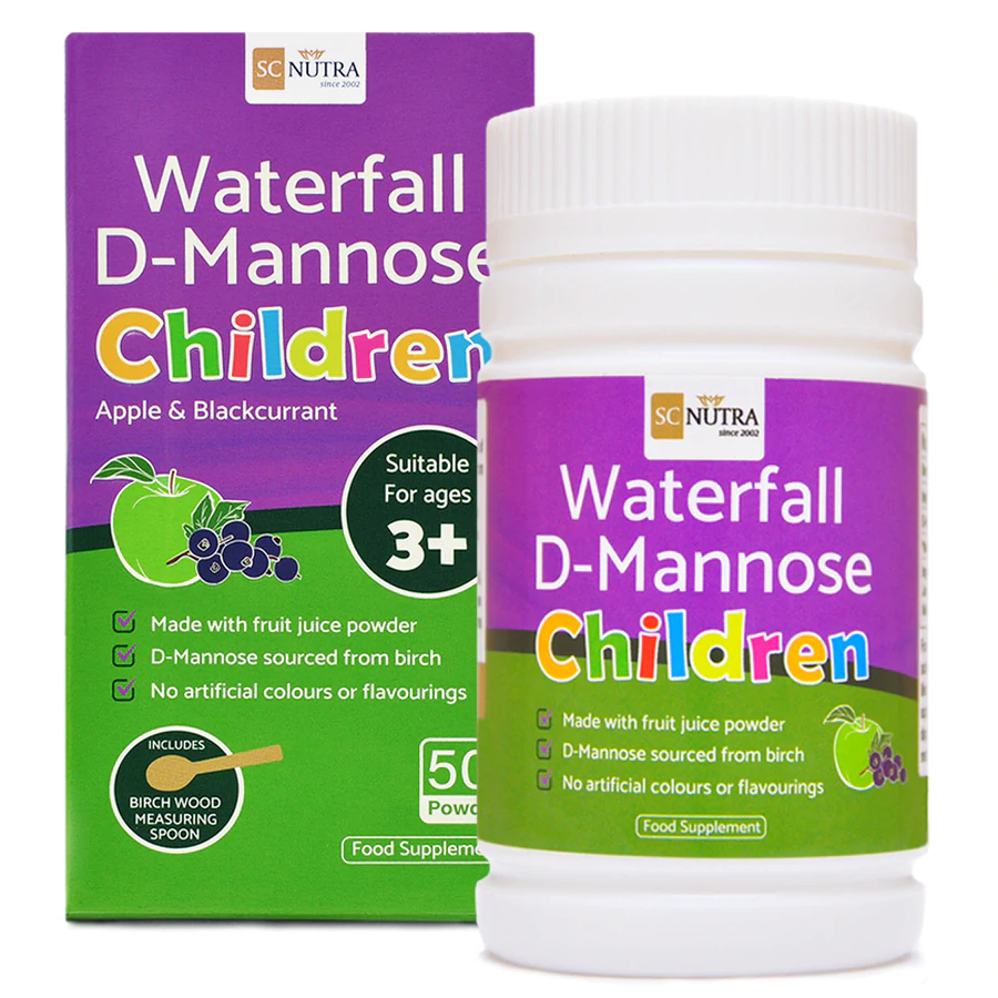 Waterfall D-Mannose Children - Apple and Blackcurrant 50g powder