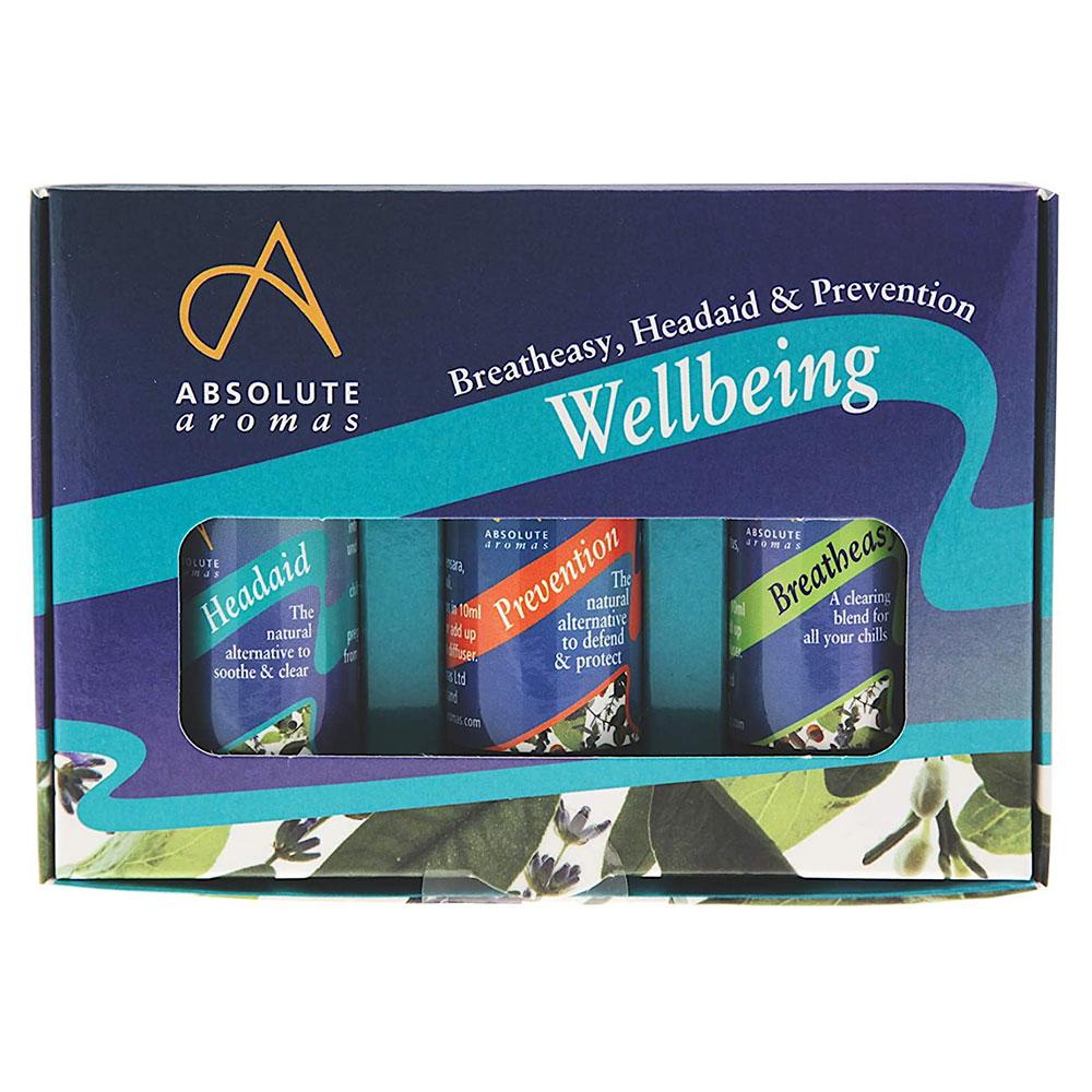Absolute Aromas Wellbeing Essential Oil Blends Kit