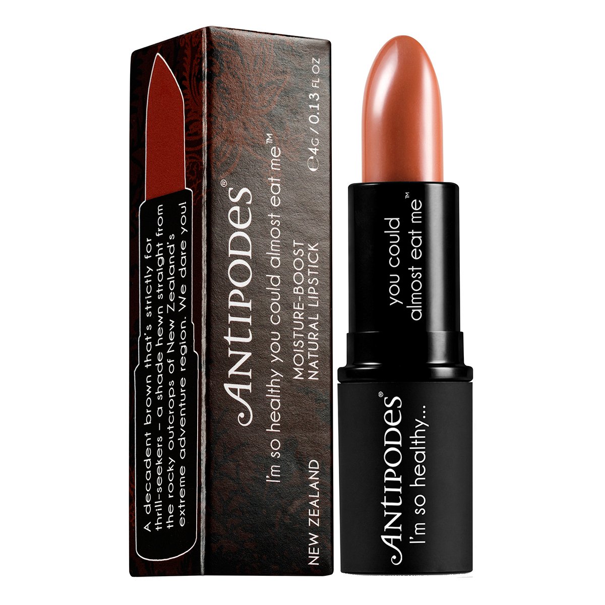 Antipodes Natural Lipstick Queenstown Hot Chocolate 4g/0.13fl oz