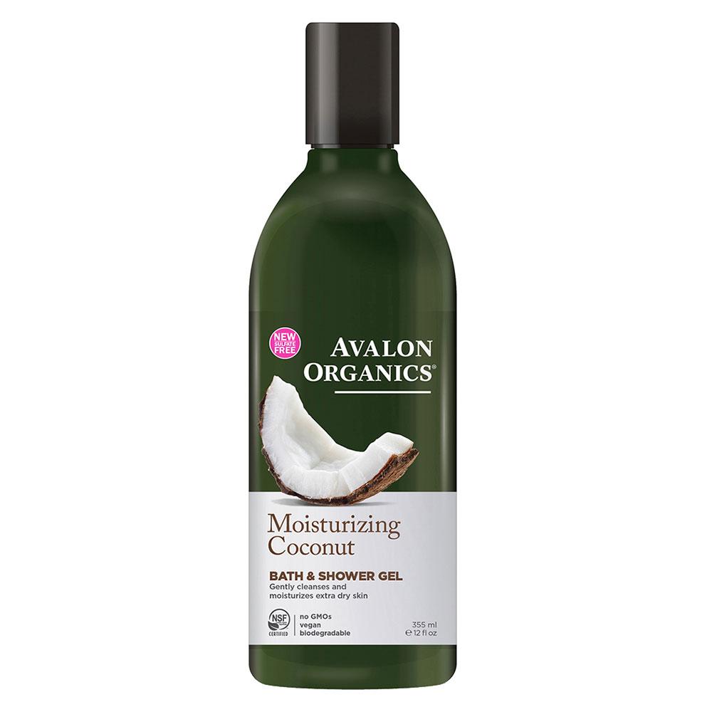 Avalon Organics Coconut Moisturizing Bath and Shower Gel 355ml