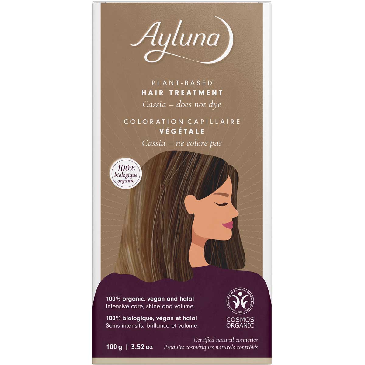 Ayluna Cassia Plant-Based Hair Treatment 100g