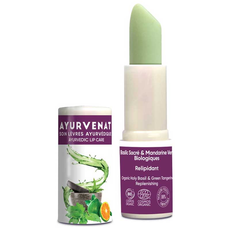 Ayurvenat Replenishing Basil & Green Tangerine Lip Balm 3.5g
